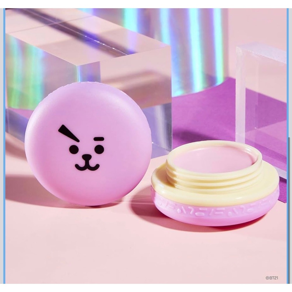 The Creme Shop Cooky Rose Macaron Lip Balm Limited Edition Hyaluronic Acid